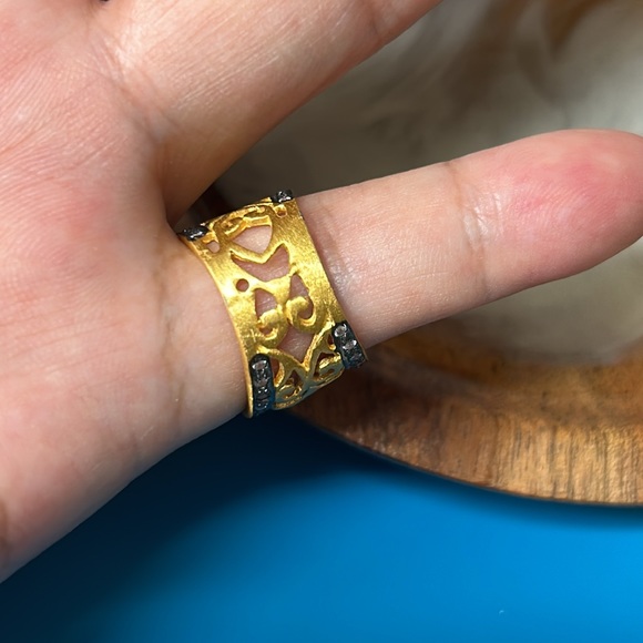 🖤NEW💕Green gemstone ring - Picture 4 of 16